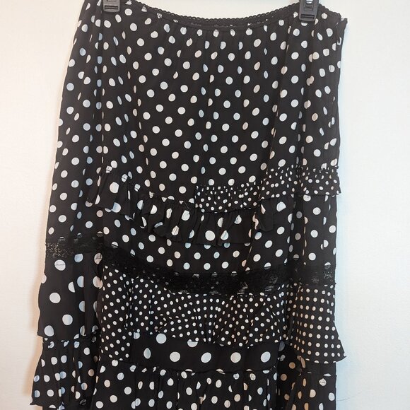 Marc Jacobs Black and White Polka Dot Skirt - Picture 1 of 4